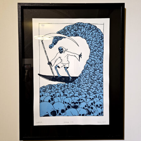 surf3 Death surfer - sitodruk