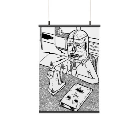 plakat_doodlebw_mockup_web Modlitwa (czarno-biała)